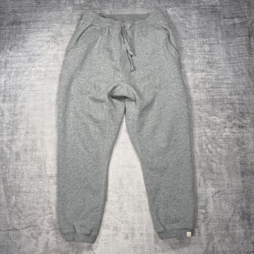 TKEES Sweatpants Women 2 Grey Joggers Drawstring Fleece Made In Canada Comfort